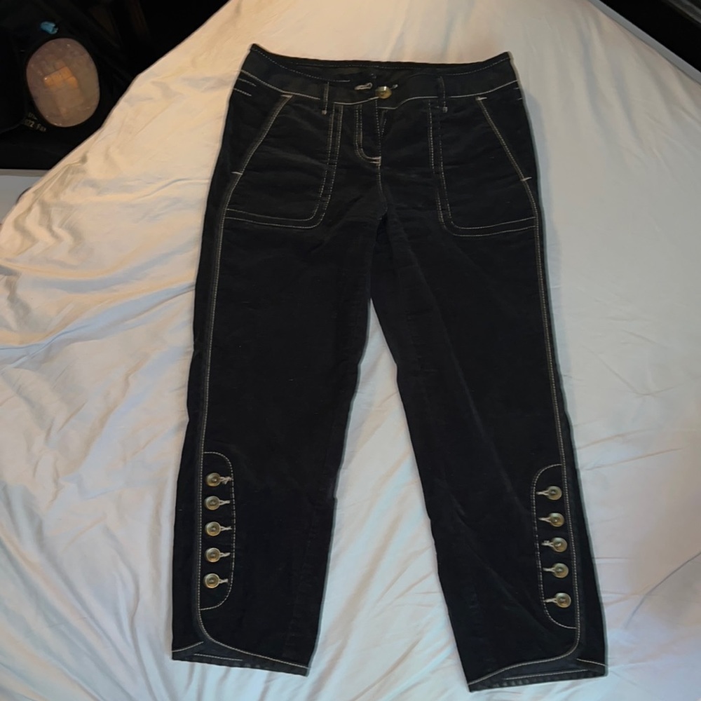 Black Ann Taylor LOFT corduroy pants size 4